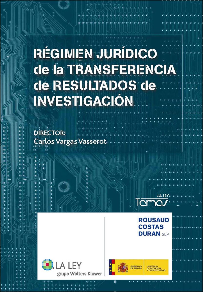 Régimen jurídico de la transferencia de resultados de investigación (Capa mole com abas) 1