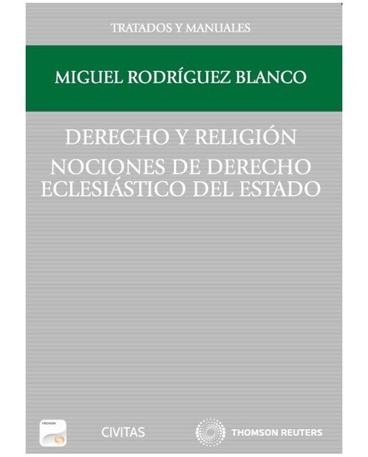 Imagem 0 de Derecho y Religión. Nociones de derecho eclesiástico del estado (Papel + e-book)