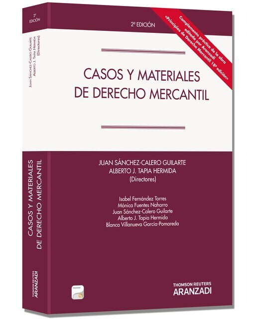Imagem 0 de Casos y Materiales de Derecho Mercantil (Papel + e-book)