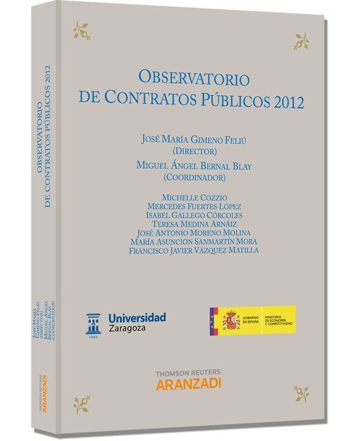 Imagem 0 de Observatorio de los Contratos Públicos 2012 (Capa mole)
