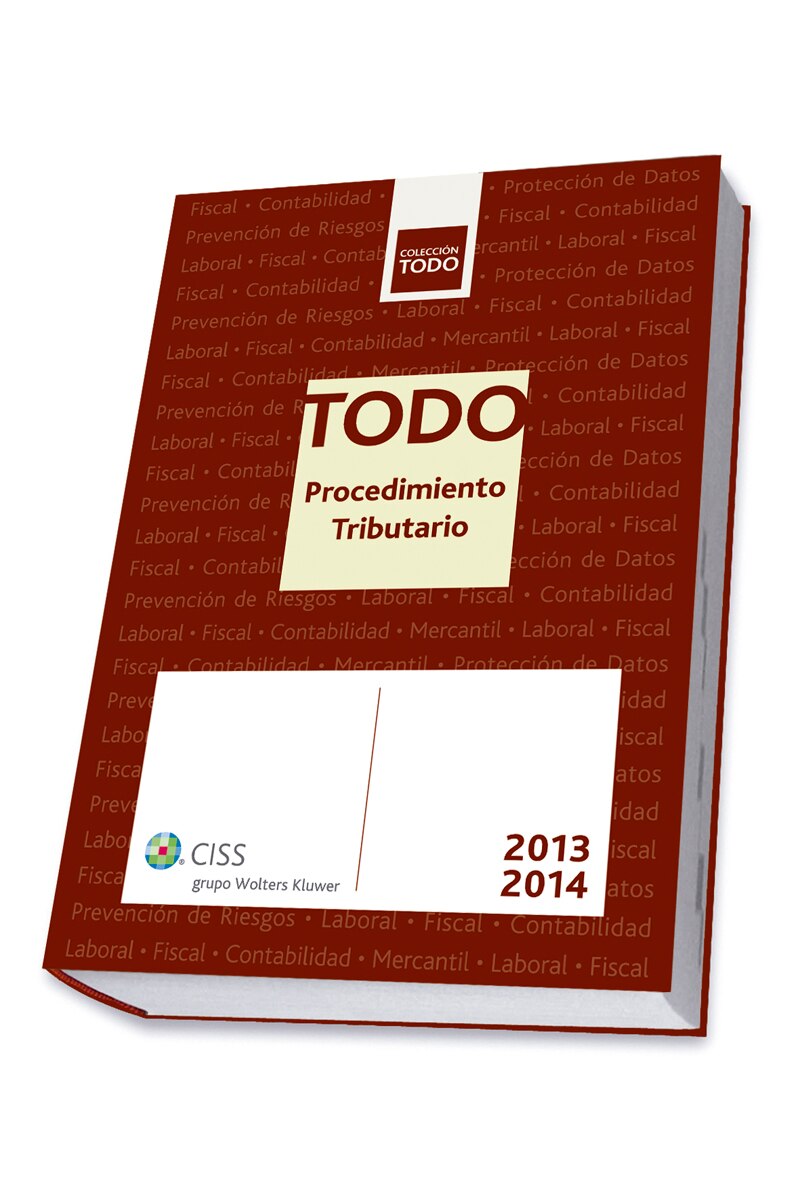 Imagem 0 de TODO Procedimiento Tributario 2013-2014 (Capa mole)