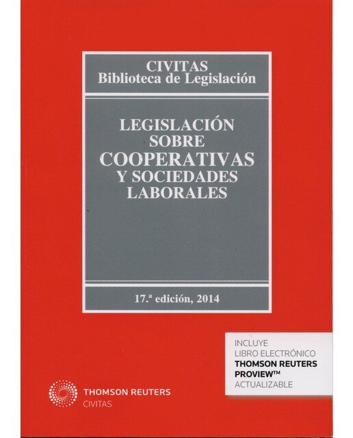 Imagem 0 de Legislación sobre Cooperativas y Sociedades Laborales (Papel + e-book)