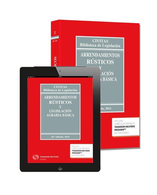 Imagem 0 de Arrendamientos Rústicos y Legislación Agraria Básica (Papel + e-book)