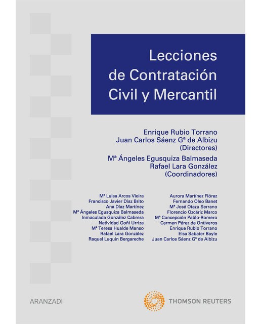 Lecciones de contratación civil y mercantil(Tapa blanda) 1