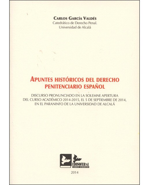 Imagem 0 de Apuntes Históricos Del Derecho Penitenciario Español