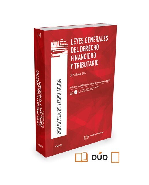Imagem 0 de Leyes Generales del Derecho Financiero y Tributario (Papel + e-book)