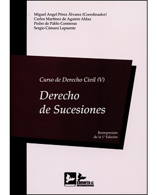 Imagem 0 de CURSO DERECHO CIVIL V: DERECHO DE SUCESIONES (Capa mole)