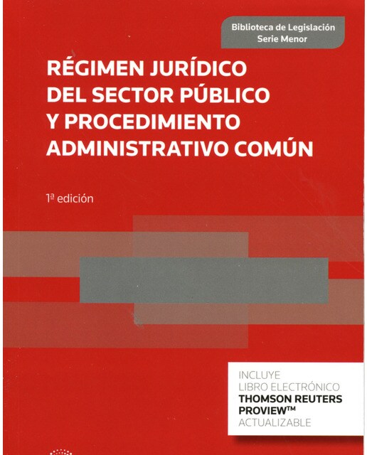 Imagem 0 de Régimen Jurídico del Sector Público y Procedimiento Administrativo Común (Papel + e-book)