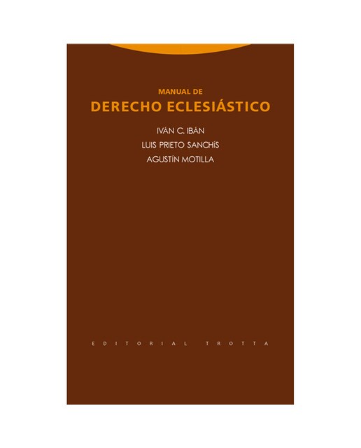 Manual de derecho eclesiástico(Tapa blanda) 1
