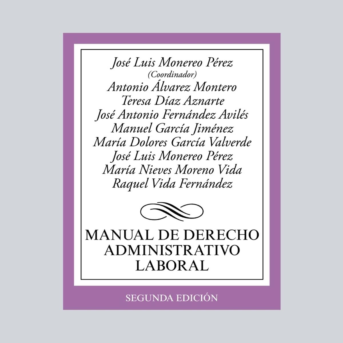Manual de derecho administrativo laboral 1