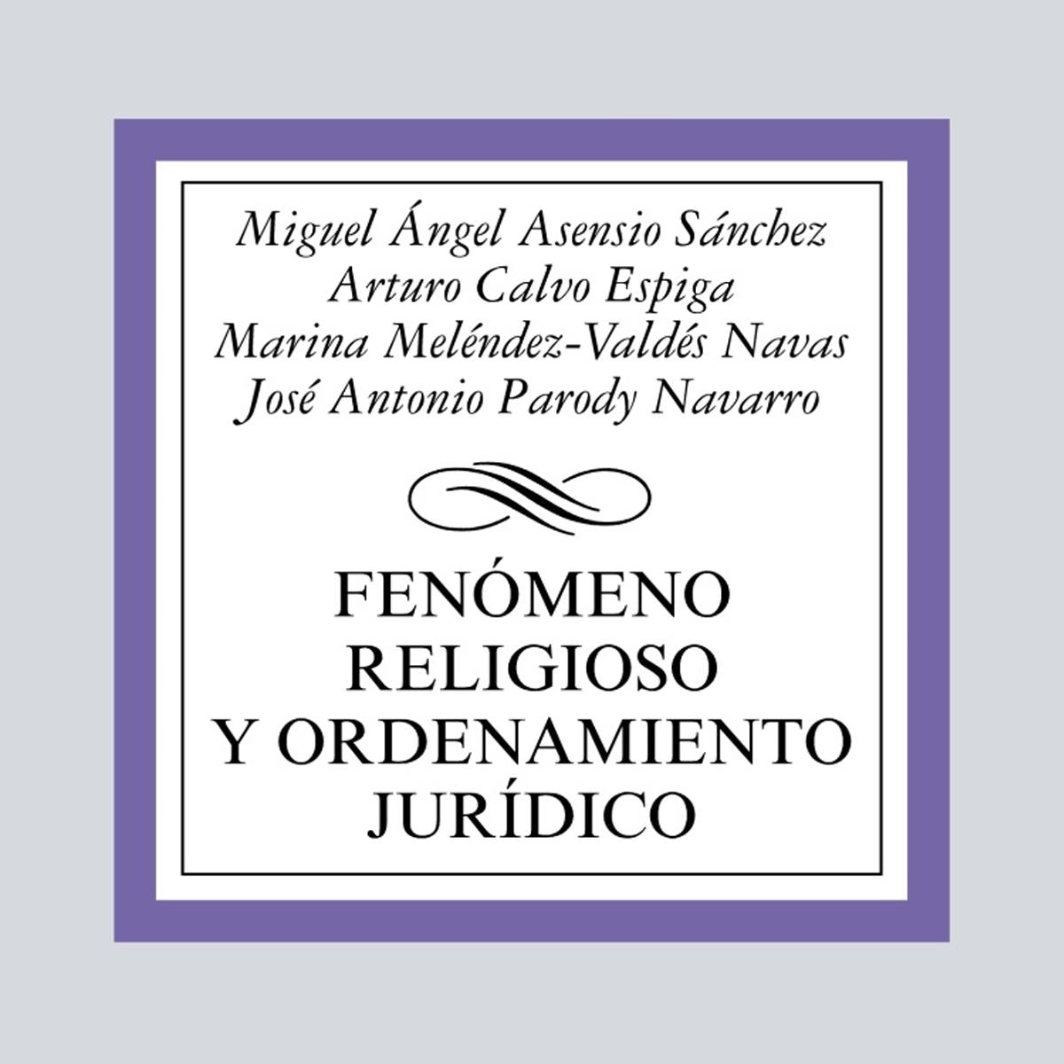 Fenómeno religioso y ordenamiento jurídico(Tapa blanda) 1
