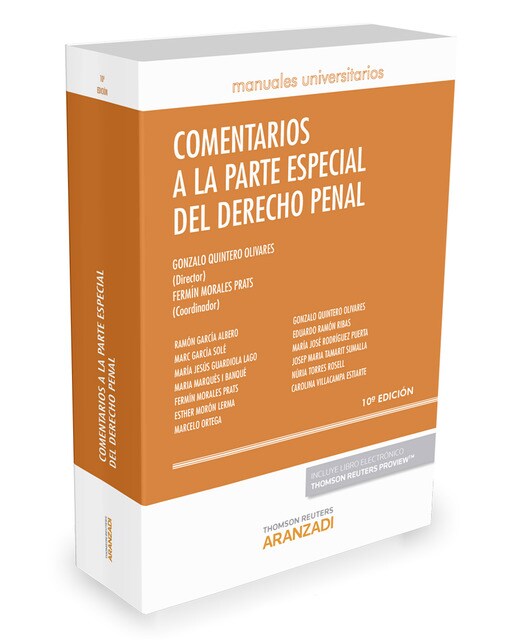 Comentarios a la Parte Especial del Derecho Penal (Papel + e-book) 1