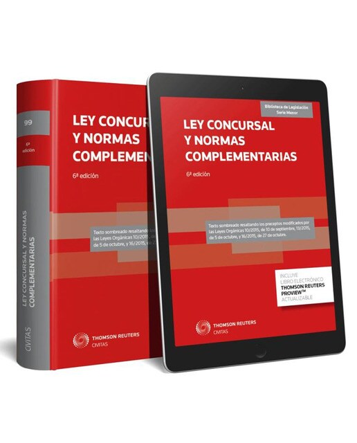 Ley Concursal y normas complementarias (Papel + e-book) 1