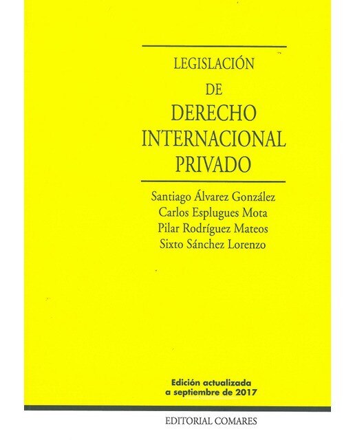 Imagem 0 de Legislación De Derecho Internacional Privado