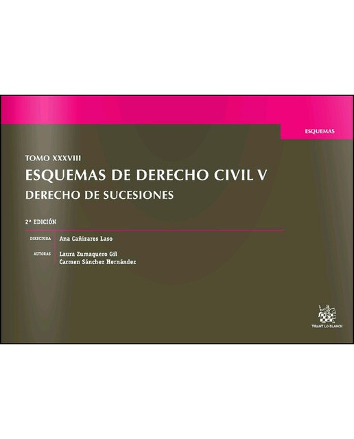 Tomo XXXVIII Esquemas de Derecho Civil V Derecho de Sucesiones 2ª Edición 2016