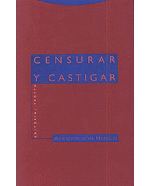 Censurar y castigar(Tapa blanda) 1