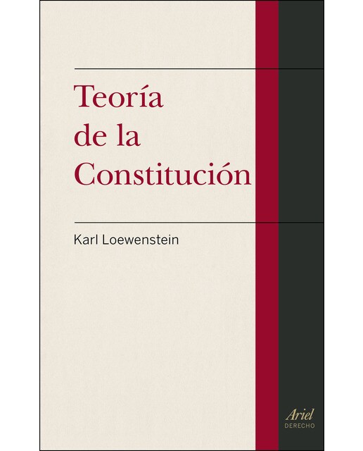 Teoría de la Constitución (Capa mole com abas) 1