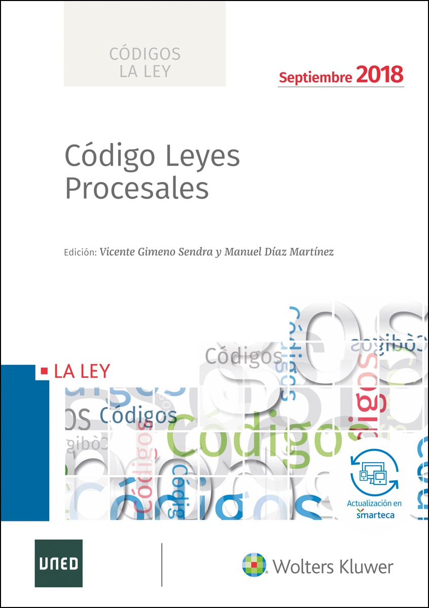 Imagen 0 de Código de Leyes Procesales 2018  (Tapa blanda)