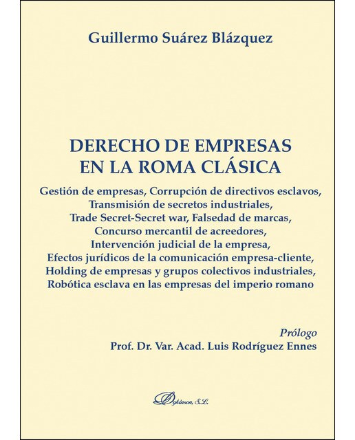 Derecho De Empresas En La Roma Clásica 1