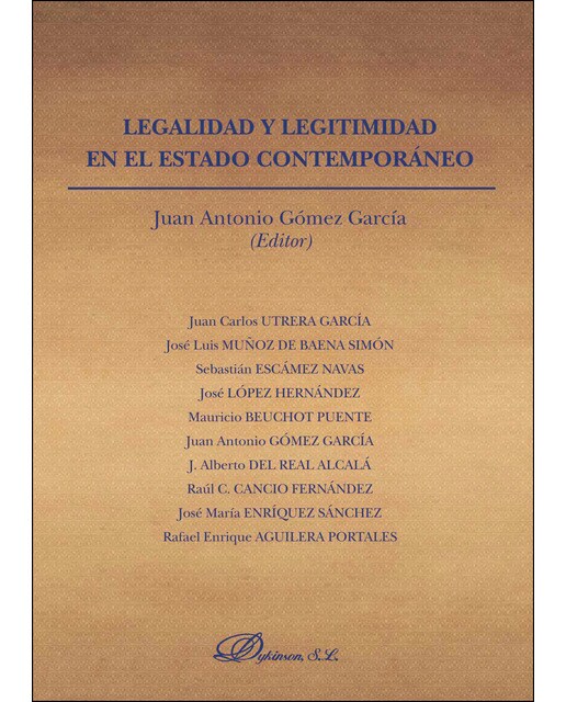 Legalidad Y Legitimidad En El Estado Contemporáneo 1