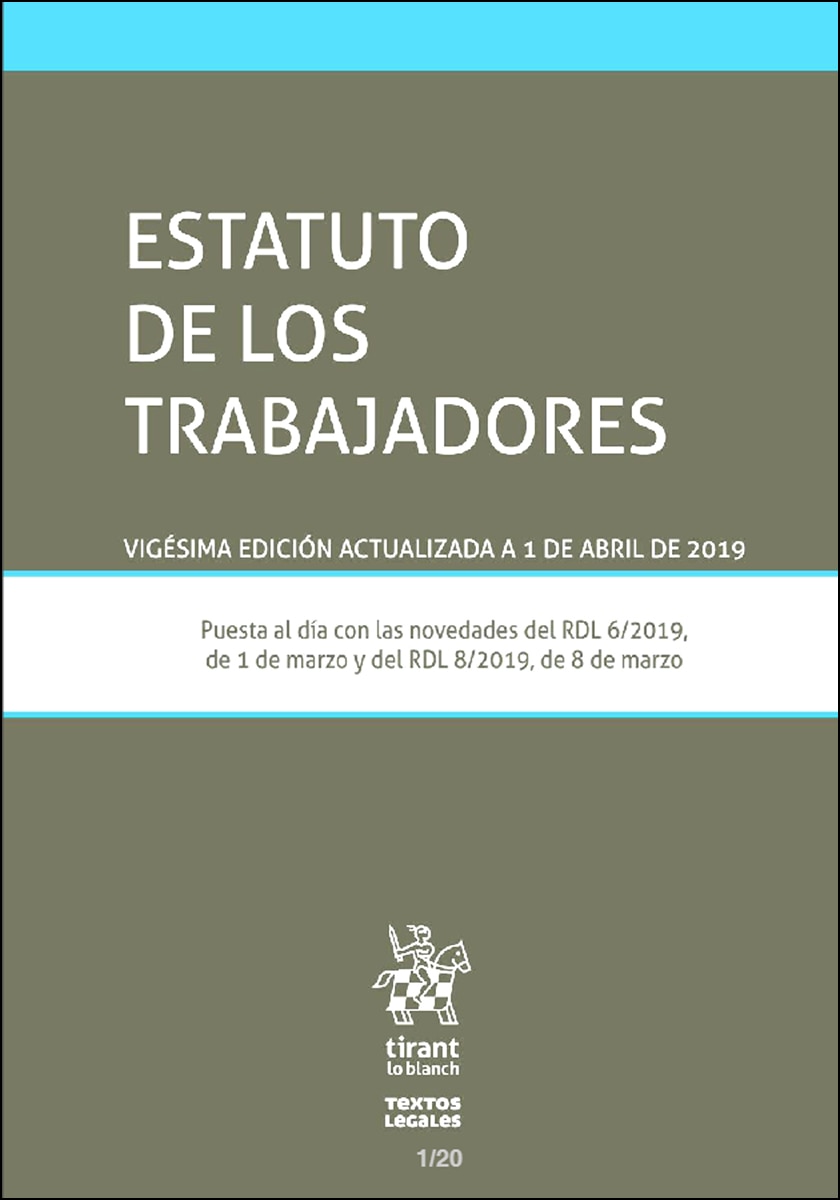 Estatuto de los trabajadores 20ª edición