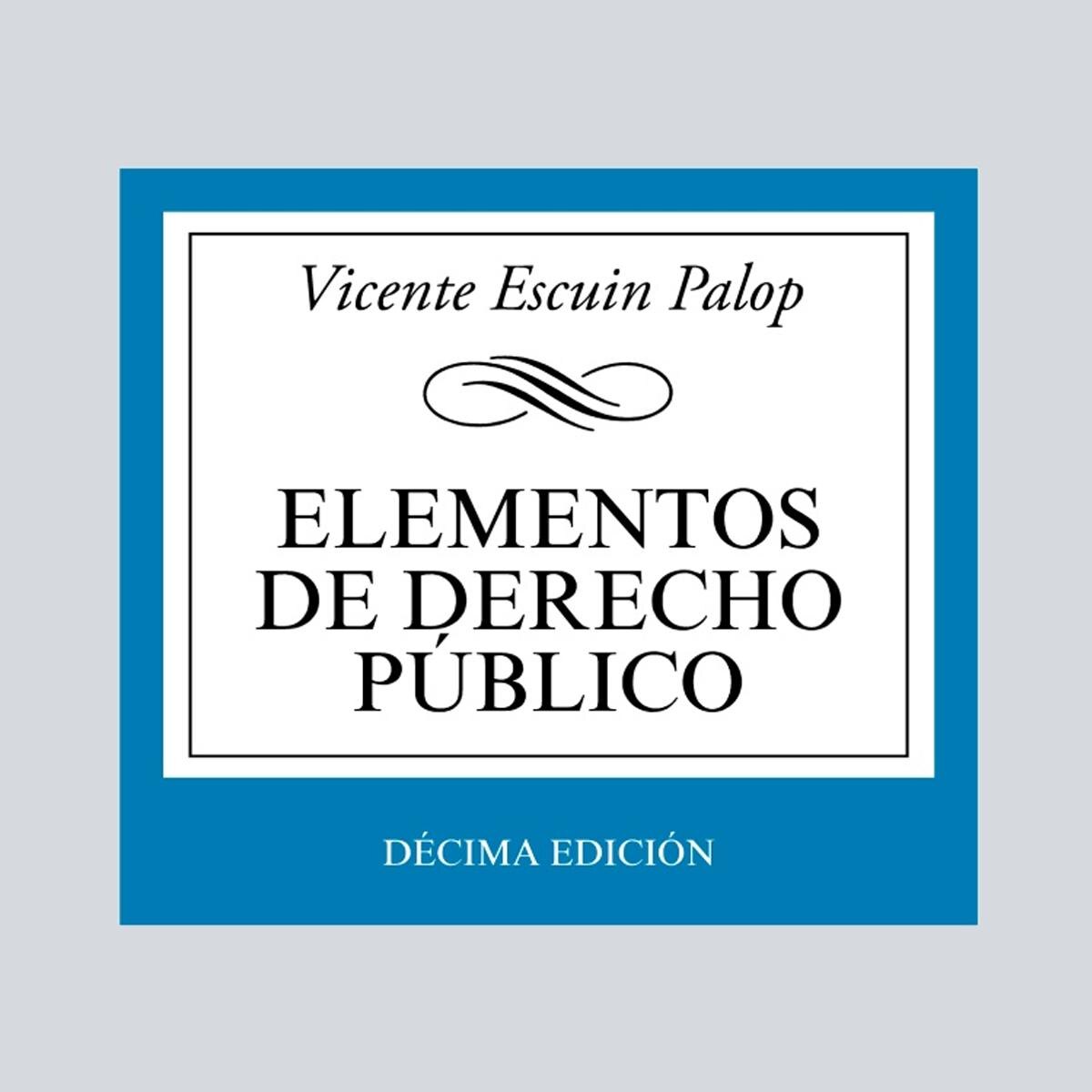 Elementos de Derecho público (Capa mole) 1
