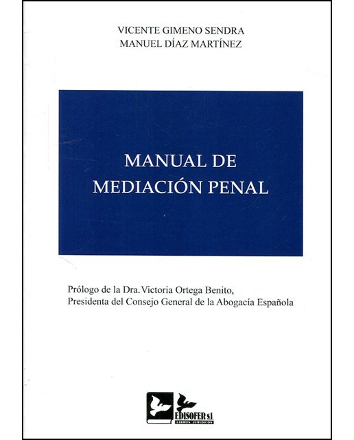 Manual de mediación penal(Tapa blanda) 1