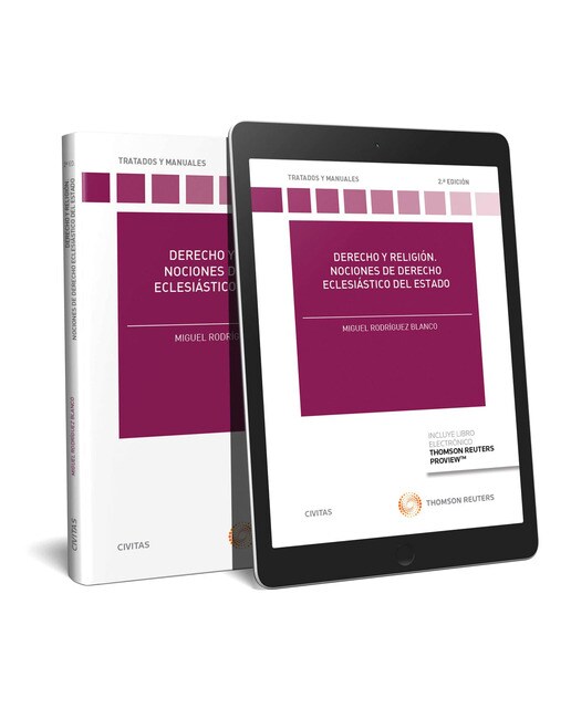 Derecho y religión. Nociones de derecho eclesiástico del estado (Papel + e-book) 1
