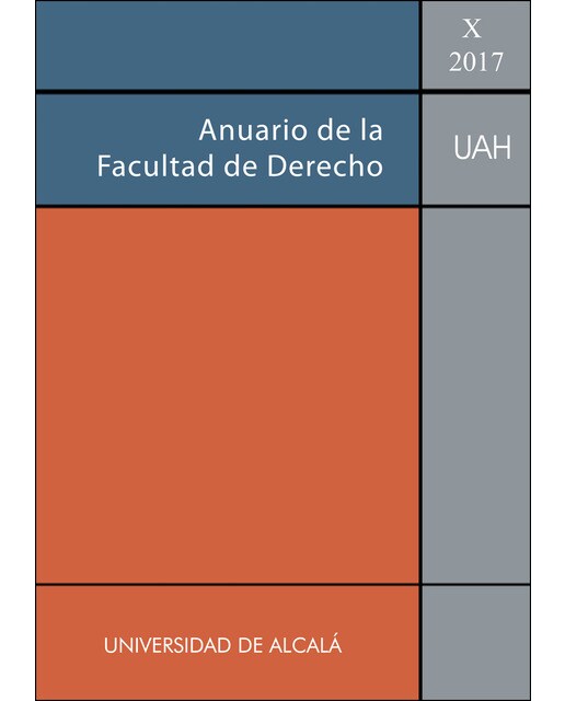 Anuario De La Facultad De Derecho De La Universidad De Alcalá Vol X-2017 1