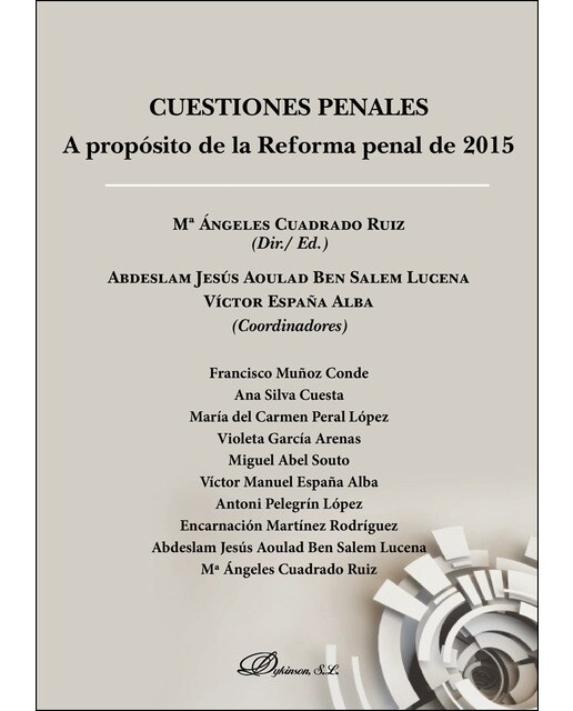 Cuestiones penales. A propósito de la reforma penal de 2015 (Capa mole) 1