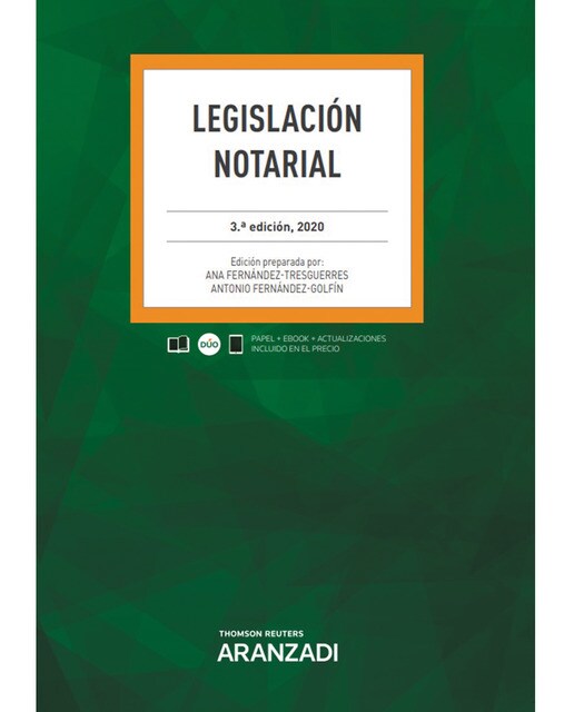 Legislación Notarial (Papel + e-book) 1