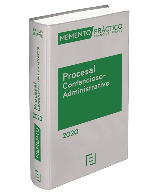 Memento procesal contencioso-administrativo 2020(Tapa dura) 1