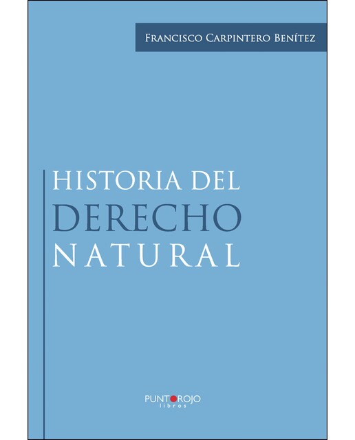 Historia del derecho natural(Tapa blanda) 1