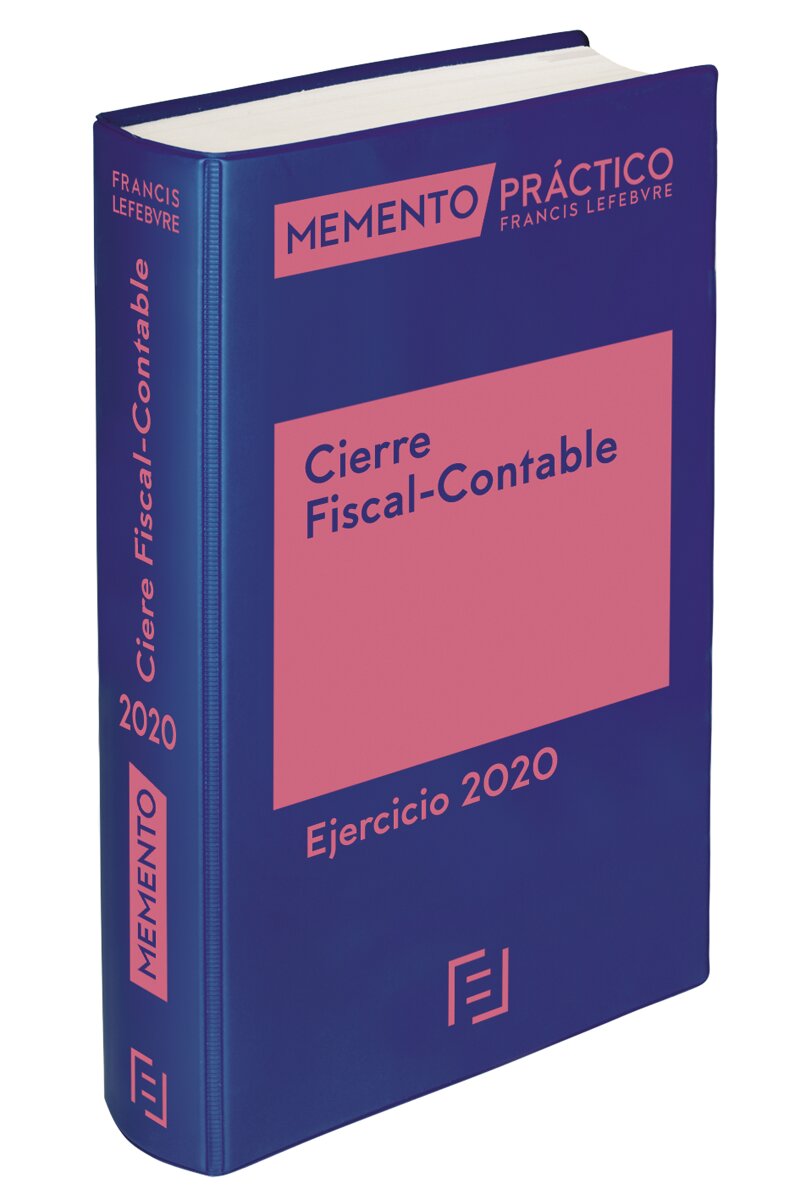 Memento cierre fiscal-contable. Ejercicio 2020(Tapa blanda) 1