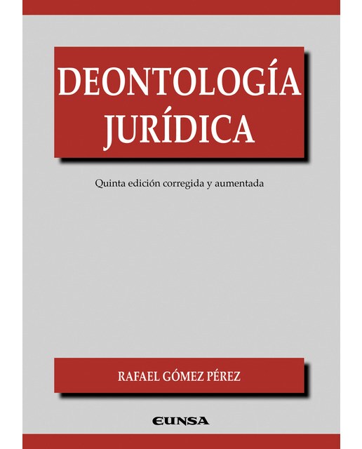 Deontología jurídica(Tapa blanda) 1