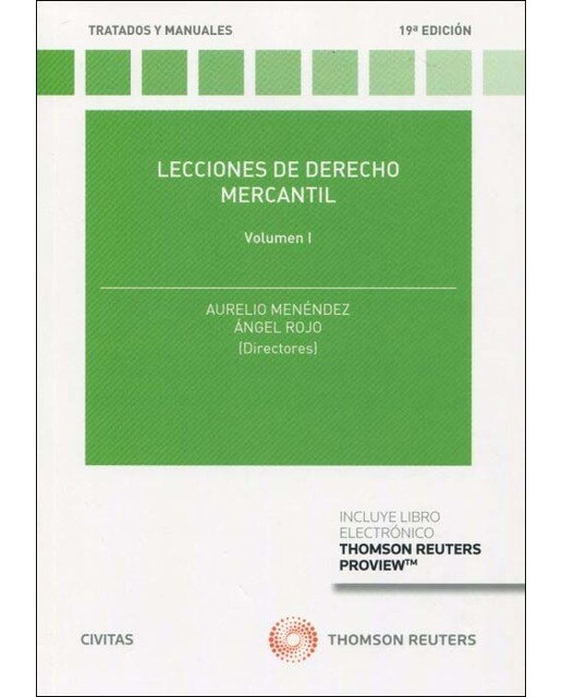 Lecciones de Derecho Mercantil Volumen I (Papel + e-book) 1