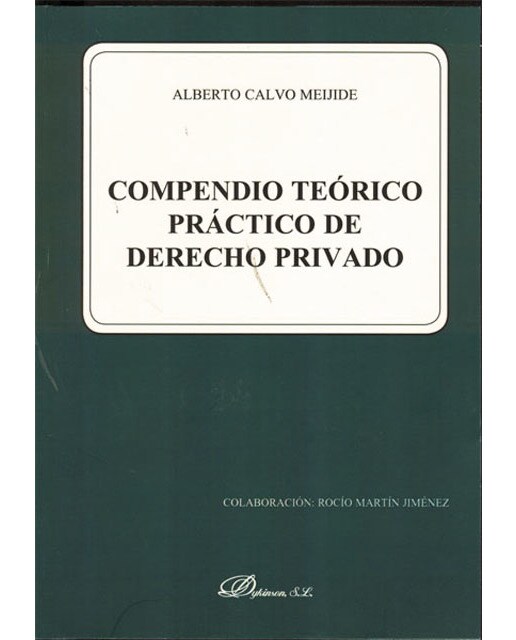Compendio teórico práctico de derecho privado(Tapa blanda) 1