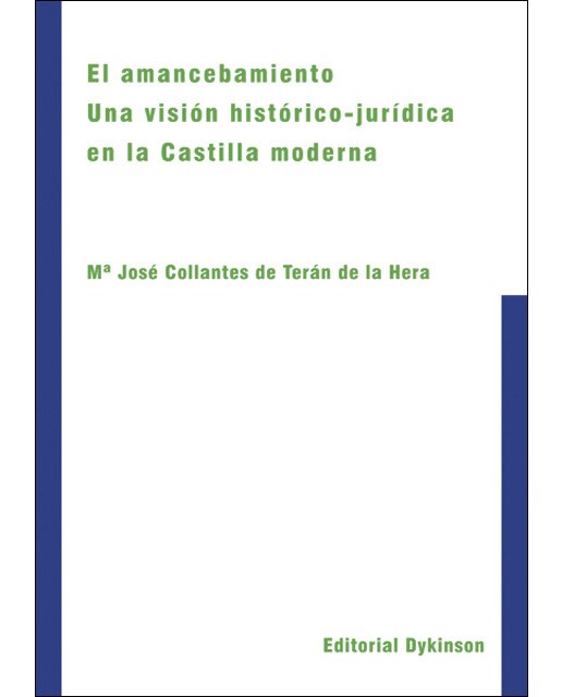 El amancebamiento. Una visión histórico-jurídica en la castilla moderna(Tapa blanda) 1