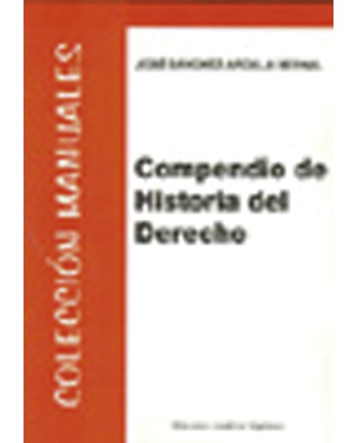 Compendio de Historia del Derecho (Capa mole) 1