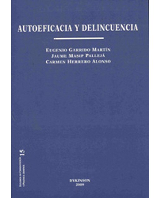 Autoeficacia y delincuencia(Tapa blanda) 1