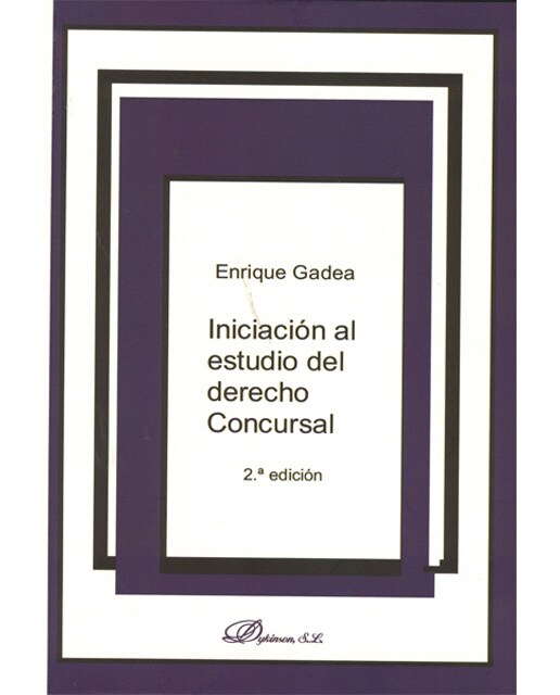 Iniciación al estudio del derecho concursal(Tapa blanda) 1