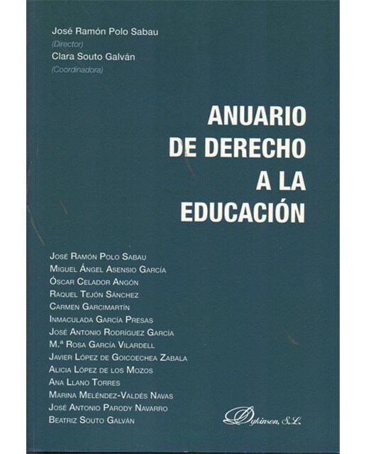 Anuario de derecho a la educación(Tapa blanda) 1