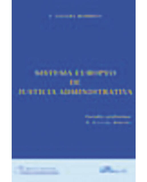 Sistema europeo de justicia administrativa(Tapa blanda) 1
