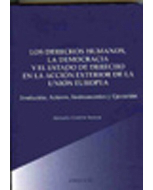 Los derechos humanos, la democracia y el estado de derecho en la acción exterior de la unión europea: Evolución, actores, instrumentos y ejecuci 1