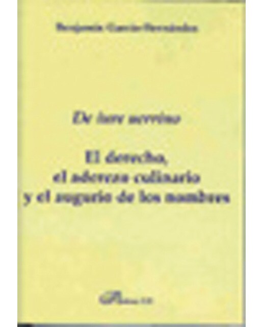 De iure uerrino: El derecho, el aderezo culinario y el augurio de los nombres(Tapa blanda) 1
