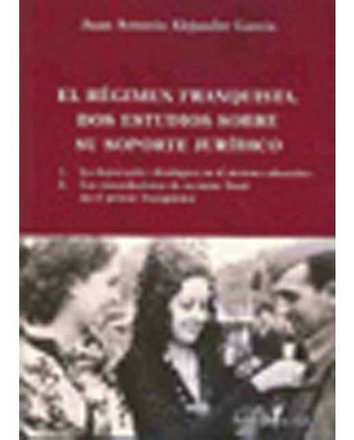 El régimen franquista. Dos estudios sobre su soporte jur¡dico: 1. La depuraci¢n ideológica en el sistema educativo. 2. Las recaudaciones de car 1