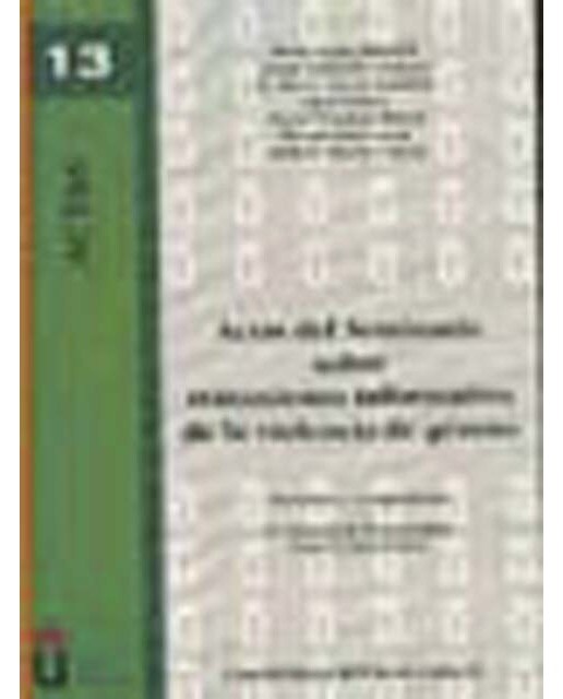 Actas del Seminario sobre tratamiento informativo de la violencia de género (Capa mole) 1