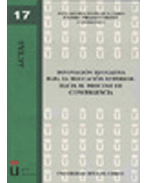 Innovación educativa para la educación superior: hacia el proceso de convergencia(Tapa blanda) 1