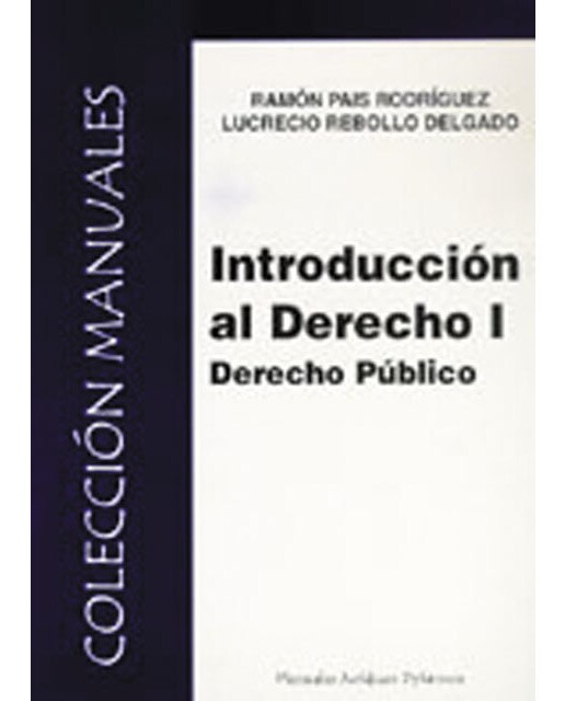 Introducción al derecho. Derecho público(Tapa blanda) 1