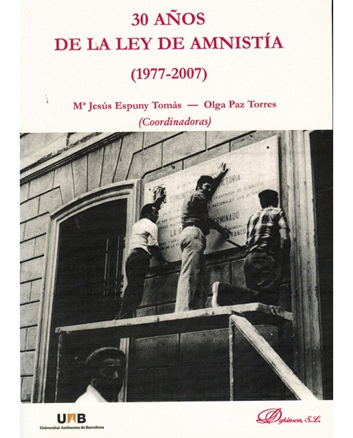 30 años de la Ley de Amnistía (1977-2007) (Capa mole) 1